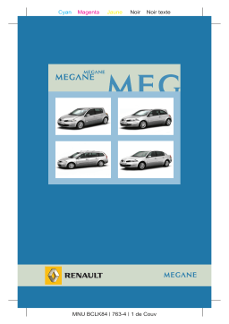 Renault MEGANE ESTATE Manuel utilisateur