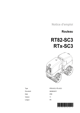 Wacker Neuson RTx-SC2 EU Trench Roller Manuel utilisateur