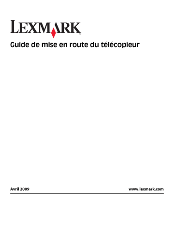 Manuel du propriétaire | Lexmark INTERPRET S400 Manuel utilisateur | Fixfr