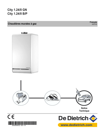 Manuel du propriétaire | De Dietrich City 1.24-II GN Manuel utilisateur | Fixfr