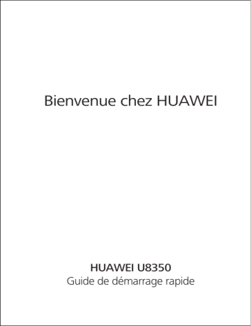 Huawei U8350 Manuel utilisateur | Fixfr