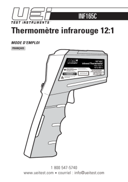 UEi INF165C Circular 12:1 IR Thermometer Manuel du propriétaire