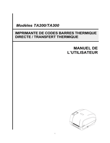 TSC TA210 Series Manuel utilisateur | Fixfr