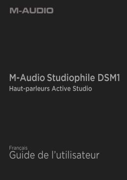 M-Audio STUDIOPHILE DSM1 Manuel utilisateur