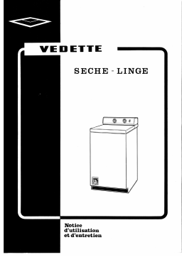 Vedette SL642 Manuel utilisateur