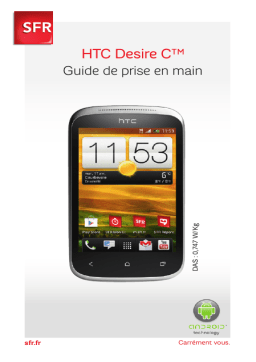 HTC Desire C sfr Manuel utilisateur