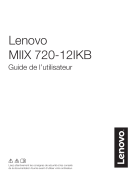 Lenovo Miix 720 Manuel utilisateur