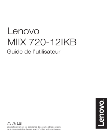 Mode d'emploi | Lenovo Miix 720 Manuel utilisateur | Fixfr