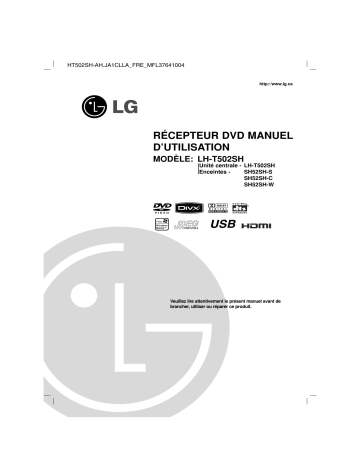 LG HT502SH-AH Manuel du propriétaire | Fixfr