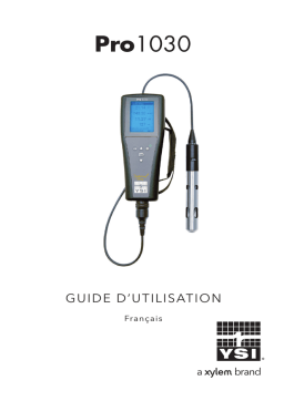 YSI Pro1030 Manuel utilisateur