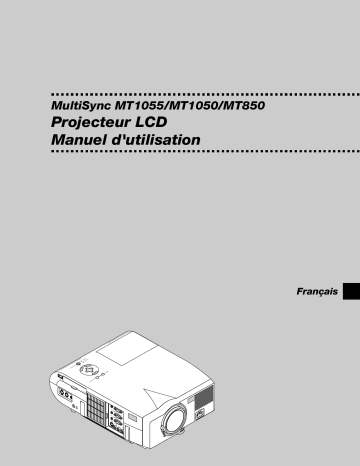 Manuel du propriétaire | NEC MT1055 Manuel utilisateur | Fixfr