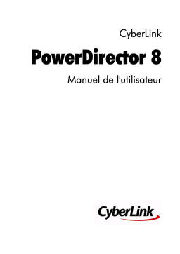CyberLink PowerDirector 8 Manuel utilisateur