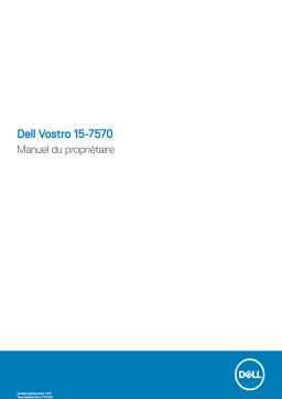 Dell Vostro 15 7570 laptop Manuel du propriétaire