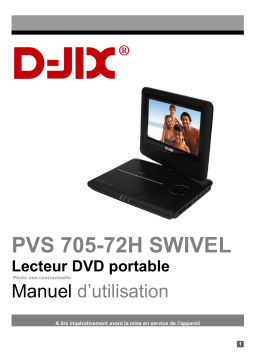 D-JIX PVS 705-72H SWIVEL Manuel utilisateur