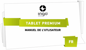 Mode d'emploi | Ingo Tablet Premium INU020D Manuel utilisateur | Fixfr