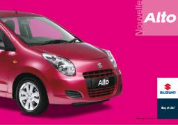 Suzuki Alto Manuel utilisateur