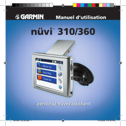 Garmin nuvi 310 Manuel utilisateur