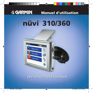 nuvi 360 | Mode d'emploi | Garmin nuvi 310 Manuel utilisateur | Fixfr