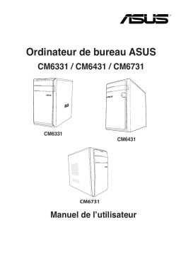 Asus CM6431-FR055S Manuel utilisateur