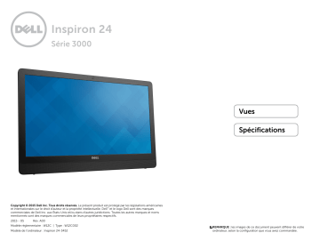 Dell Inspiron 3452 AIO desktop spécification | Fixfr