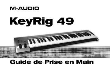 M-Audio KeyRig 49 Guide de démarrage rapide | Fixfr