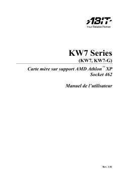 Abit KW7 Manuel utilisateur