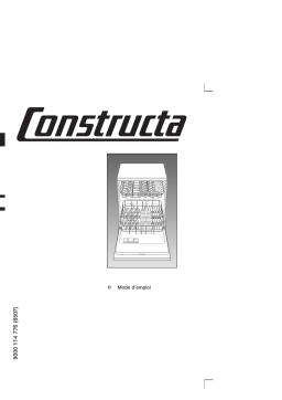 CONSTRUCTA CG341J5 Manuel utilisateur