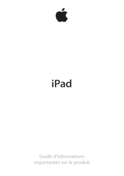 Apple IPAD WI-FI Manuel utilisateur