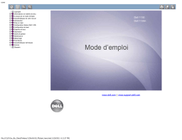 Dell 1130n Laser Mono Printer printers accessory Manuel utilisateur