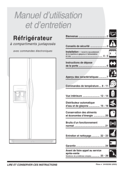 Frigidaire GLHS67EEPQ Manuel utilisateur