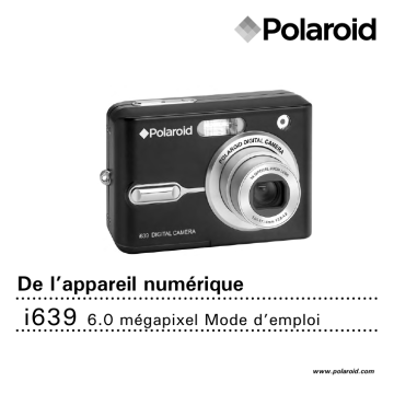 Manuel du propriétaire | Polaroid I639 Manuel utilisateur | Fixfr