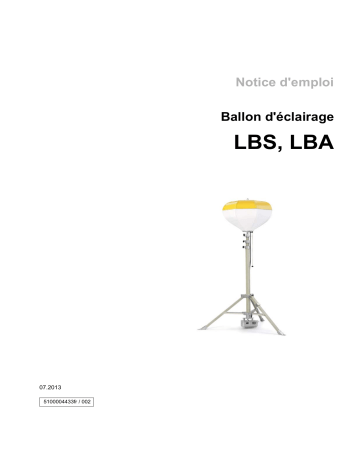 LBA80M/230/50 | Wacker Neuson LBS80M/230/50 Light Balloon Manuel utilisateur | Fixfr