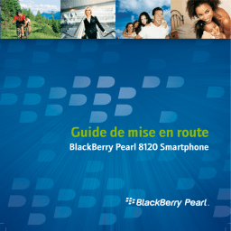Blackberry Pearl 8120 Manuel utilisateur