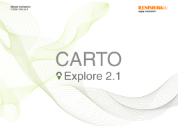 Renishaw CARTO Explore Mode d'emploi