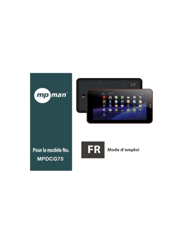 MPMan MPDCG 75, MPG 7 Mode d'emploi | Fixfr