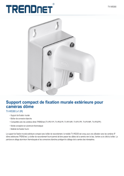 Trendnet TV-WS300 Compact Outdoor Wall Mount Bracket Fiche technique