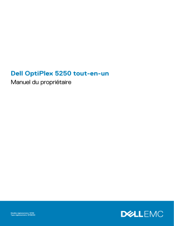 Dell OptiPlex 5250 All In One desktop Manuel du propriétaire | Fixfr
