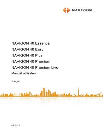 Manuel du propriétaire | Navigon 40 ESSENTIAL Manuel utilisateur | Fixfr