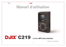 D-JIX C219 Manuel utilisateur