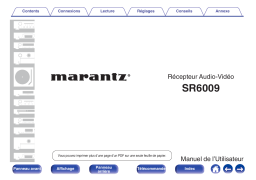 Marantz SR6009 Manuel utilisateur