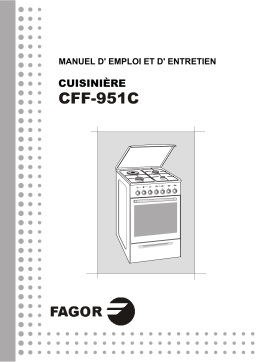 Fagor CFF-951C Manuel utilisateur