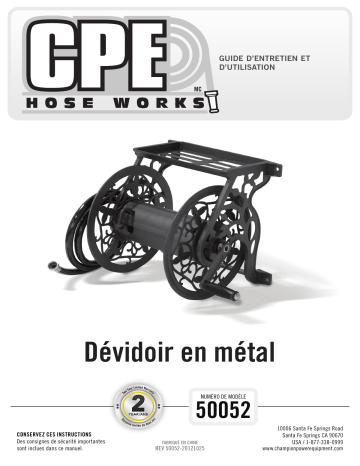 Champion Power Equipment 50052 Manuel utilisateur | Fixfr