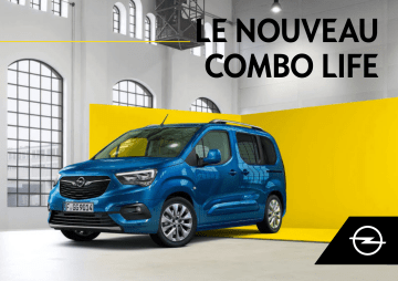 Manuel du propriétaire | Opel COMBO LIFE Manuel utilisateur | Fixfr
