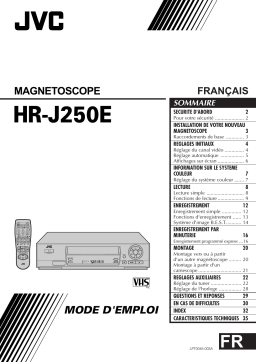 JVC HR-J250E Manuel utilisateur