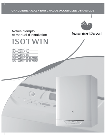 Manuel du propriétaire | Saunier Duval ISOTWIN C24E CF 25 KW Manuel utilisateur | Fixfr