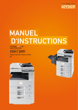 Utax 256i Copy system Manuel utilisateur