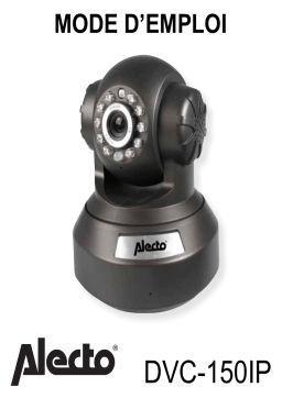 Alecto DVC-150IP versie 1.0 Draadloze IP camera zwart Manuel utilisateur