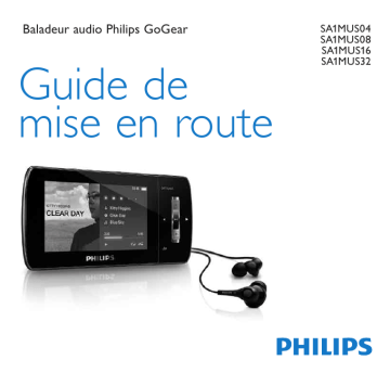 SA1MUS08 | SA1MUS16 | SA1MUS16K/02 | SA1MUS32K/02 | SA1MUS08K/02 | Mode d'emploi | Philips SA1MUS32 Manuel utilisateur | Fixfr