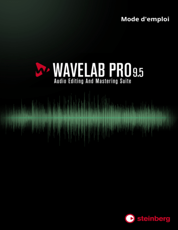 Steinberg Wavelab Pro 9.5 Mode d'emploi | Fixfr