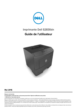 Dell S2830dn Smart Printer printers accessory Manuel utilisateur